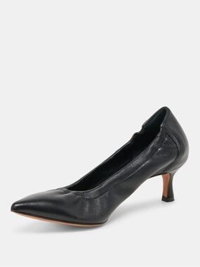 Dolce Vita Celtin Heels black leather brand new nvr worn size US 10! Offer!